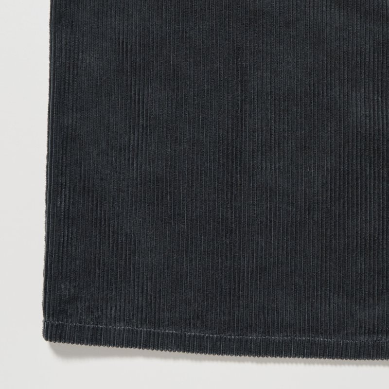 Uniqlo Corduroy Work Long-sleeve メンズ シャツ グレー | 933113