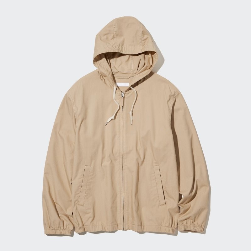 Uniqlo Cotton メンズ パーカージャケット ピンク | 1262779