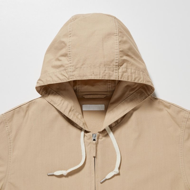 Uniqlo Cotton メンズ パーカージャケット ピンク | 1262779
