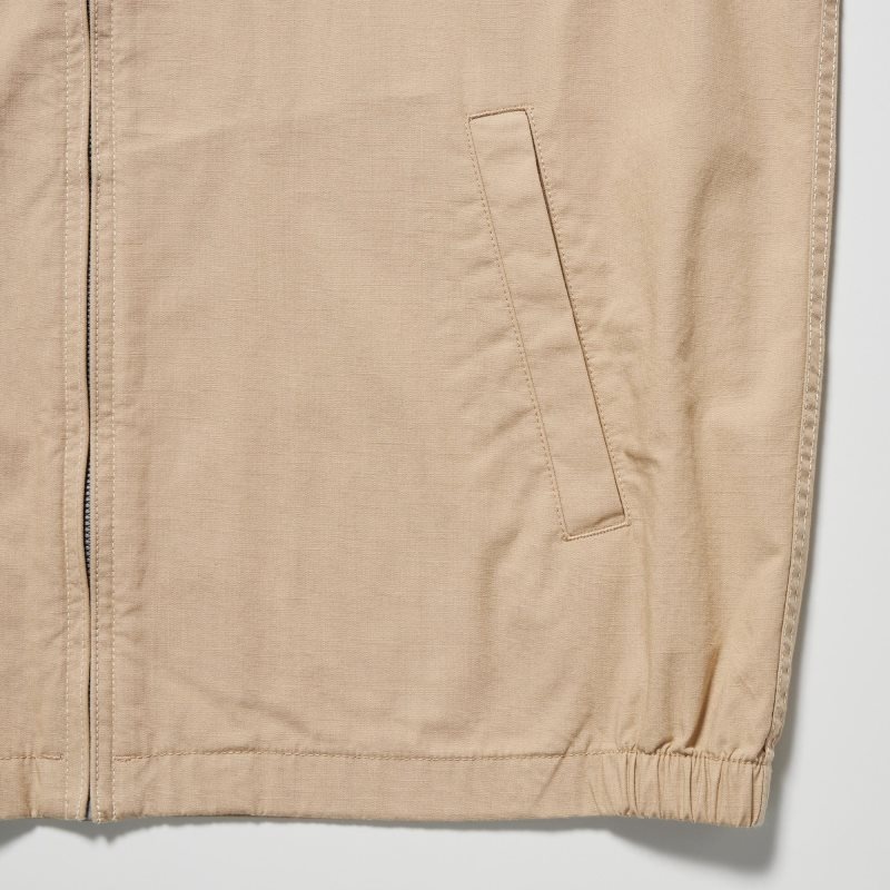 Uniqlo Cotton メンズ パーカージャケット ピンク | 1262779