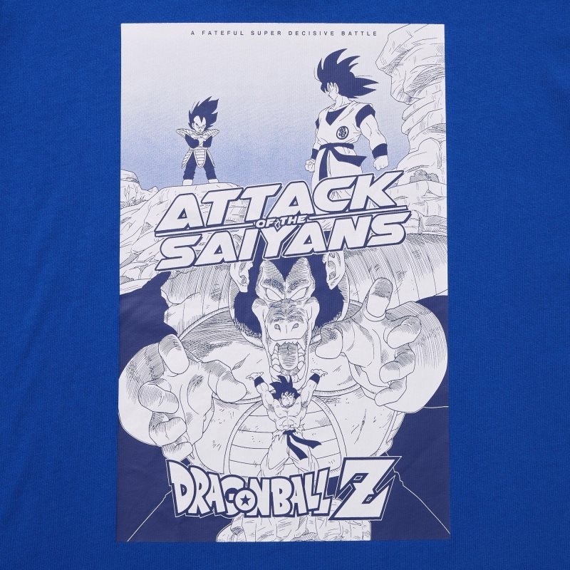 Uniqlo Dragon Ball Ut Short-sleeve Graphic メンズ Tシャツ 青 | 4889625