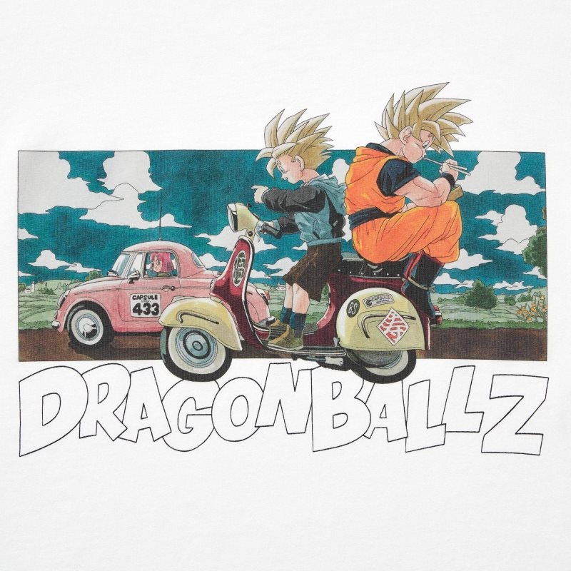 Uniqlo Dragon Ball Ut Short-sleeve Graphic メンズ Tシャツ 白 | 6348898