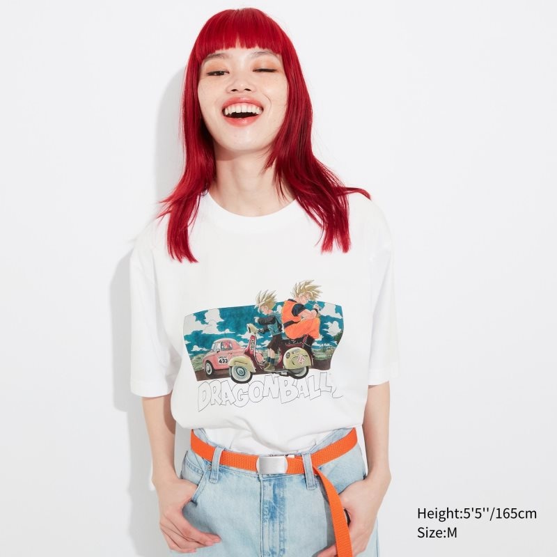 Uniqlo Dragon Ball Ut Short-sleeve Graphic メンズ Tシャツ 白 | 6348898