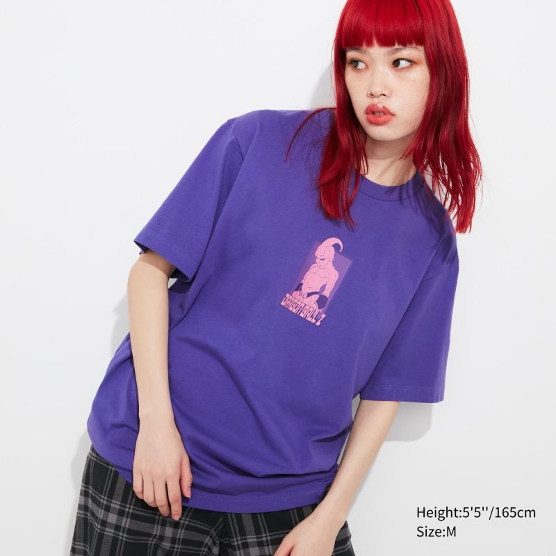 Uniqlo Dragon Ball Ut Short-sleeve Graphic メンズ Tシャツ 紫 | 5894901