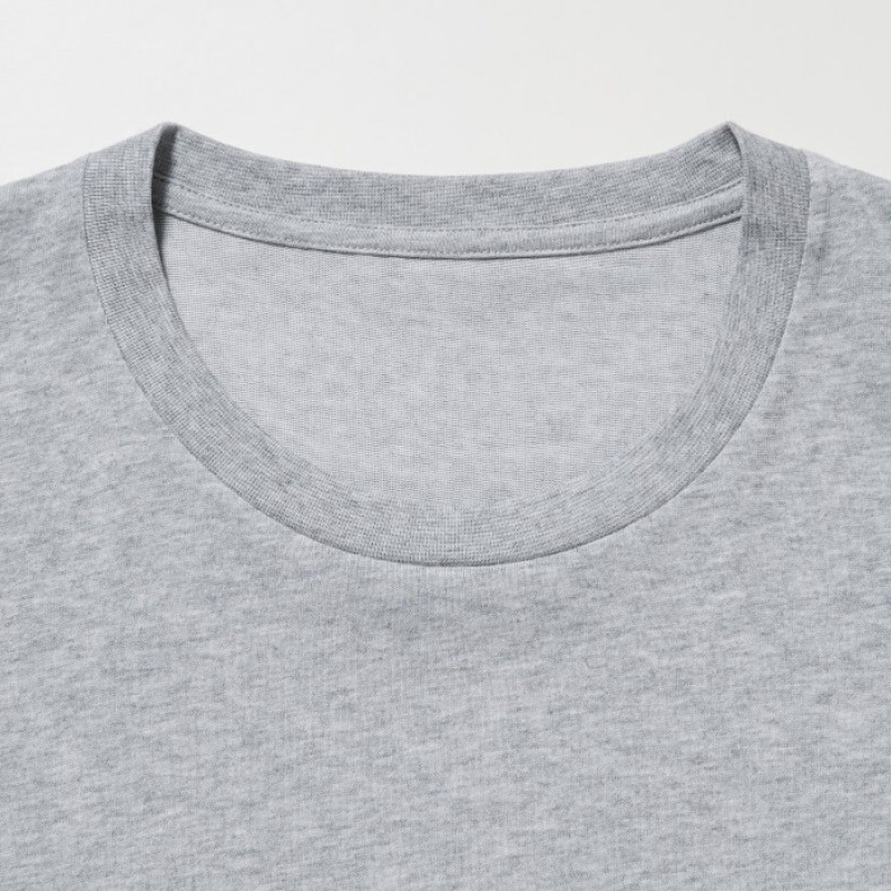 Uniqlo Dry Color Crew Neck Short-Sleeve レディース Tシャツ 紫 | 3635931
