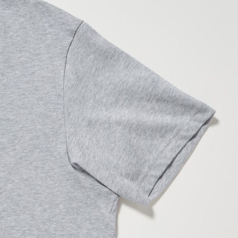Uniqlo Dry Color Crew Neck Short-Sleeve レディース Tシャツ 紫 | 3635931