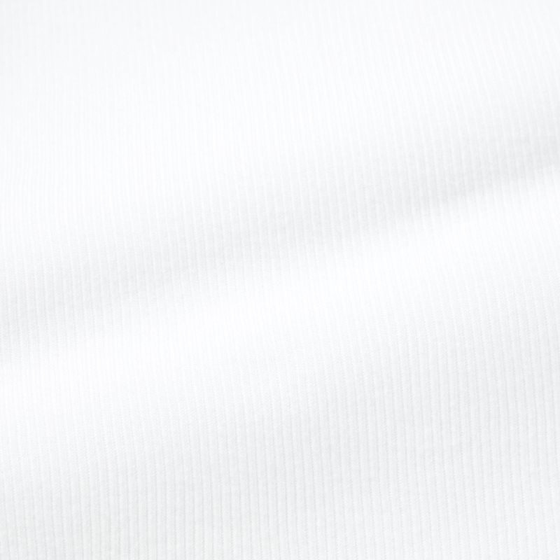 Uniqlo Dry Color Ribbed メンズ タンクトップ 白 | 9873454