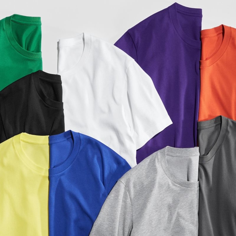Uniqlo Dry Crew Neck Short-sleeve Color メンズ Tシャツ ピンク | 5675072