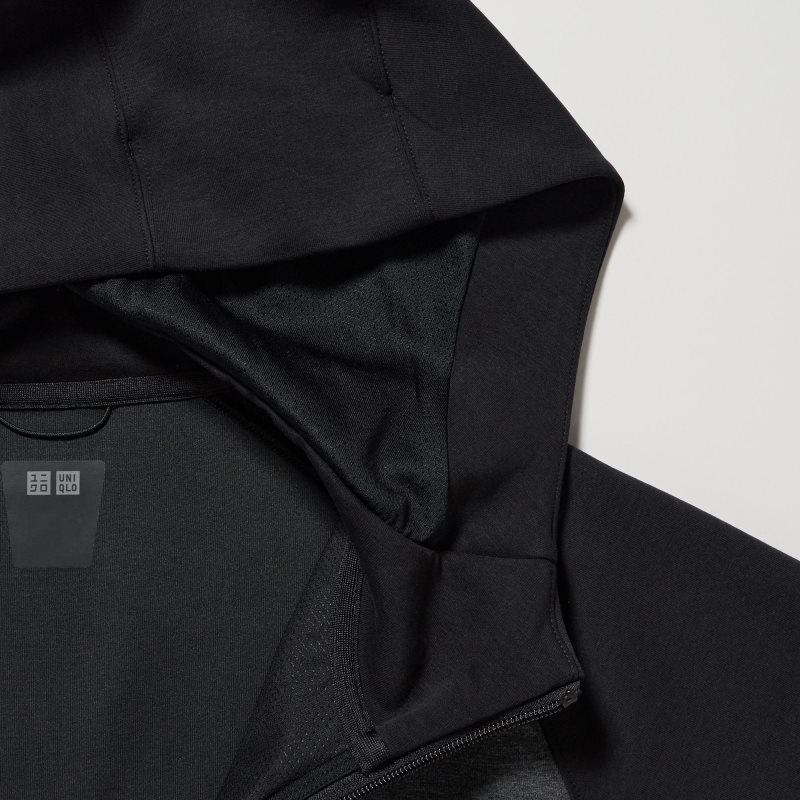 Uniqlo Dry Stretch Sweat Full-zip Color Block メンズ パーカー グレー | 4810612