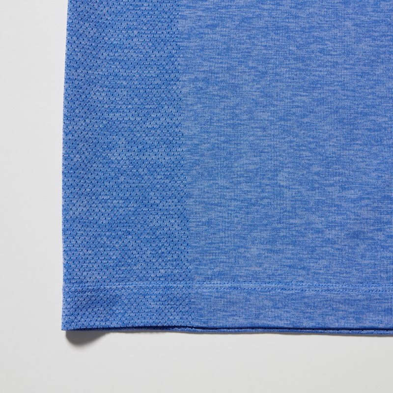 Uniqlo Dry-ex Crew Neck Short-sleeve メンズ Tシャツ 青 | 5264402