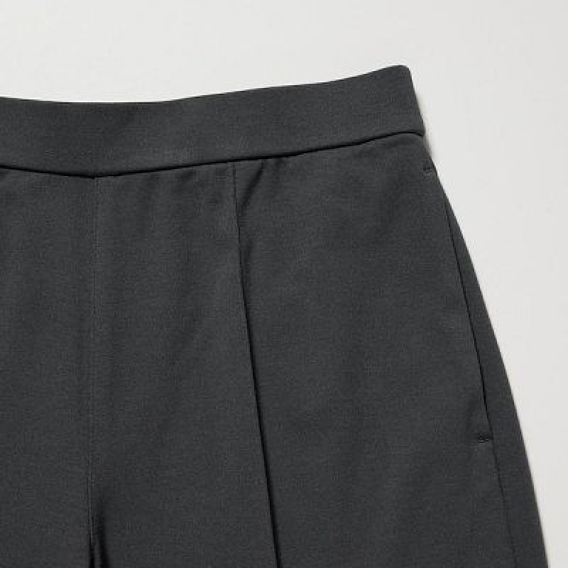 Uniqlo Easy Wide Straight レディース パンツ グレー | 3770615