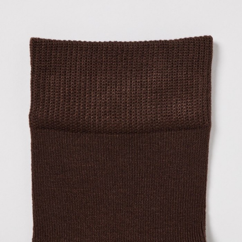 Uniqlo HEATTECH Crew Relax レディース ソックス 白 | 5452569