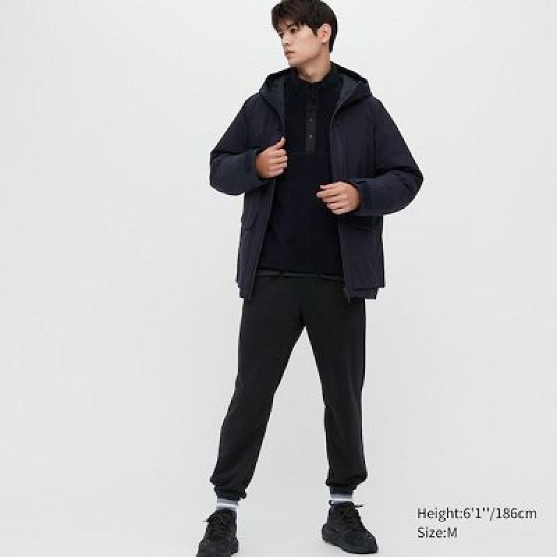 Uniqlo HEATTECH Pile-Lined Jogger レディース パンツ 黒 | 2272913