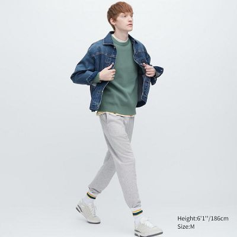 Uniqlo HEATTECH Pile-Lined Jogger レディース パンツ グレー | 4322494