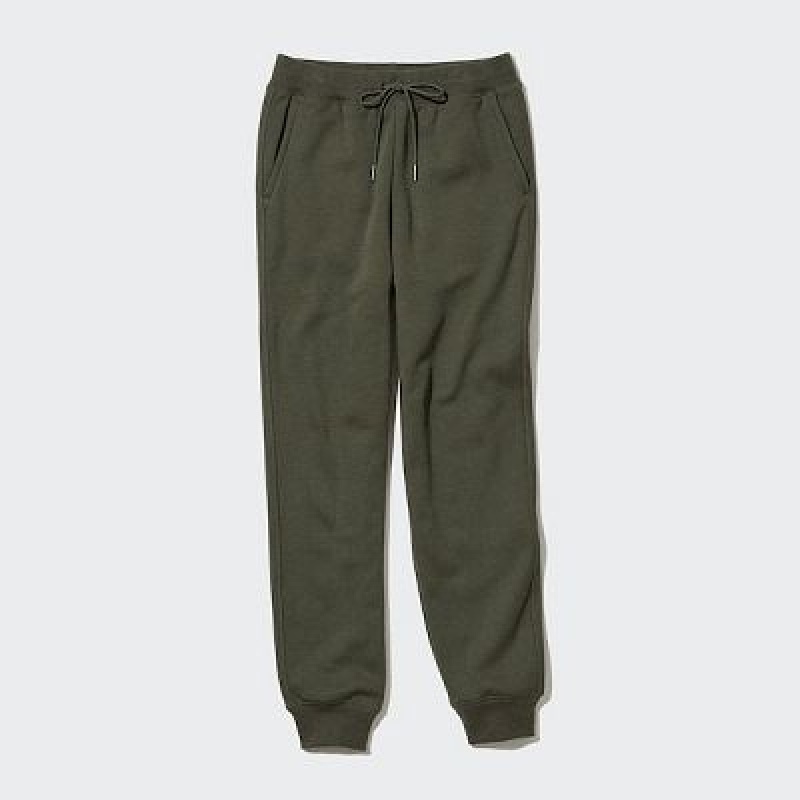 Uniqlo HEATTECH Pile Lined Sweat レディース パンツ 緑 | 3034629