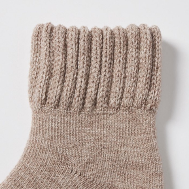 Uniqlo HEATTECH Pile レディース ソックス 赤 | 9828428