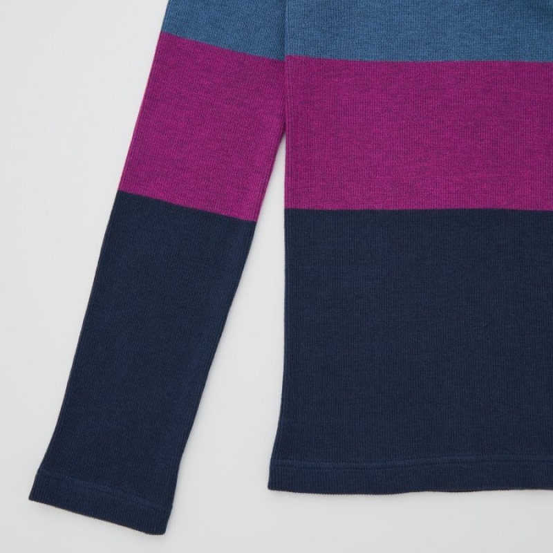 Uniqlo HEATTECH Seamless Ribbed Extra Warm レディース Tシャツ 赤 | 198545