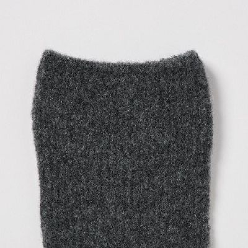 Uniqlo HEATTECH Souffle Yarn レディース ソックス 黒 | 8456103