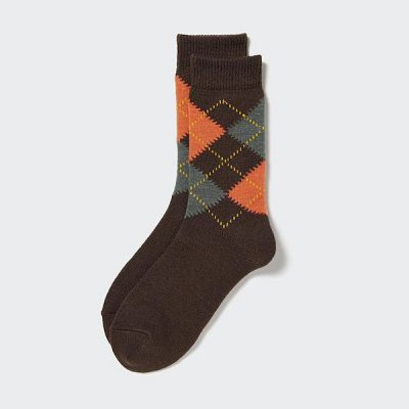 Uniqlo HEATTECH レディース ソックス ブラウン | 1194314