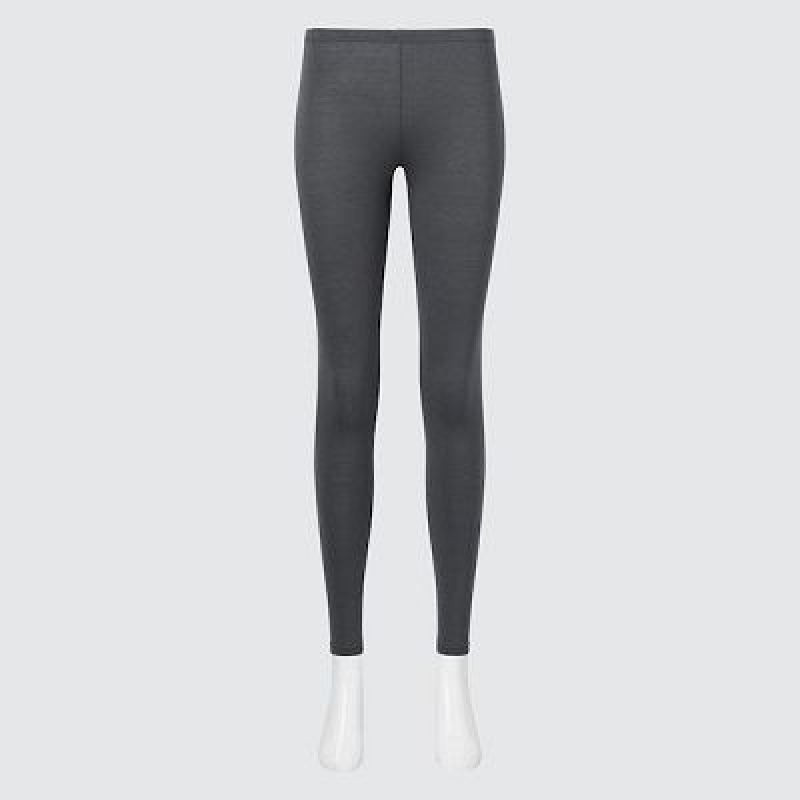 Uniqlo HEATTECH レディース レギンス グレー | 4352585