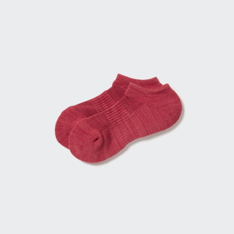 Uniqlo Heattech Short レディース ソックス 赤 | 8429489