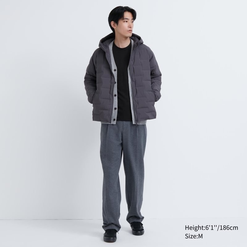 Uniqlo Heattech Ultra Warm Crew Neck メンズ Tシャツ 黒 | 6663473