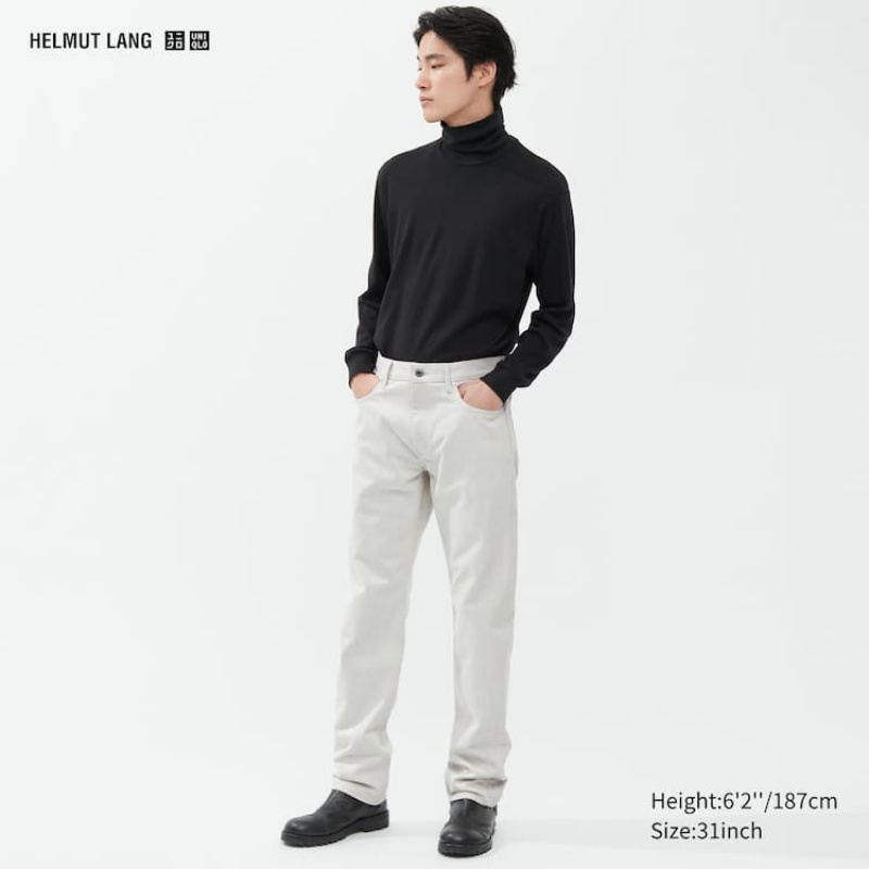 Uniqlo Helmut Lang Classic Cut メンズ ジーンズ 白 | 2688229