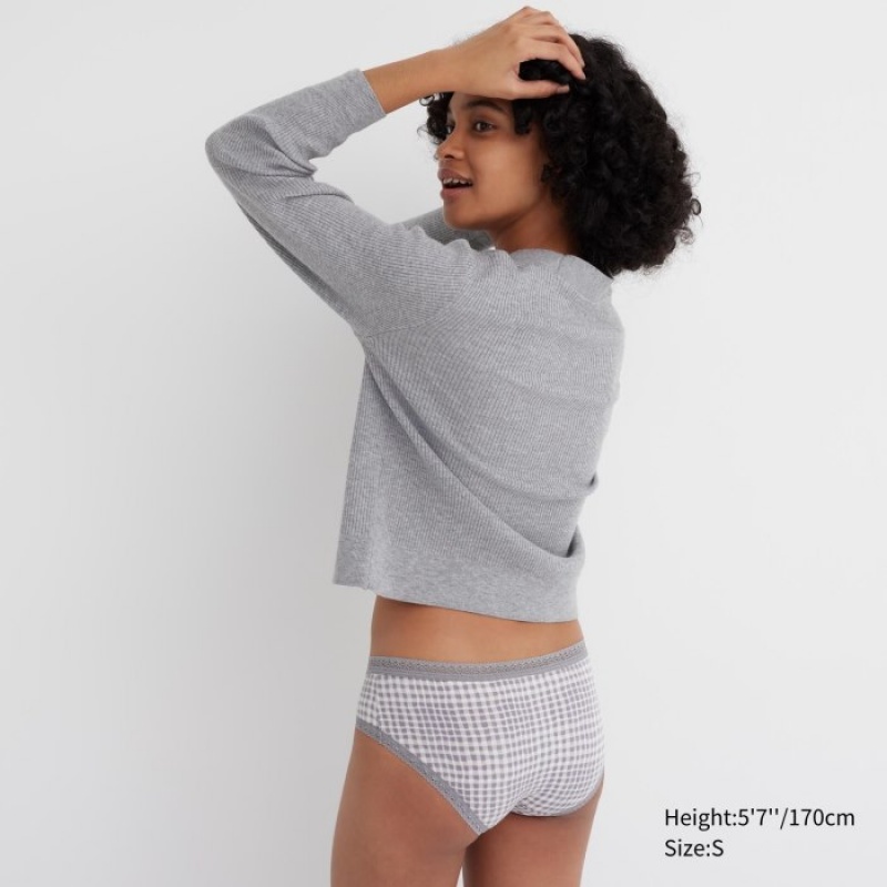 Uniqlo Hip Huggers レディース ブリーフ グレー | 9601067