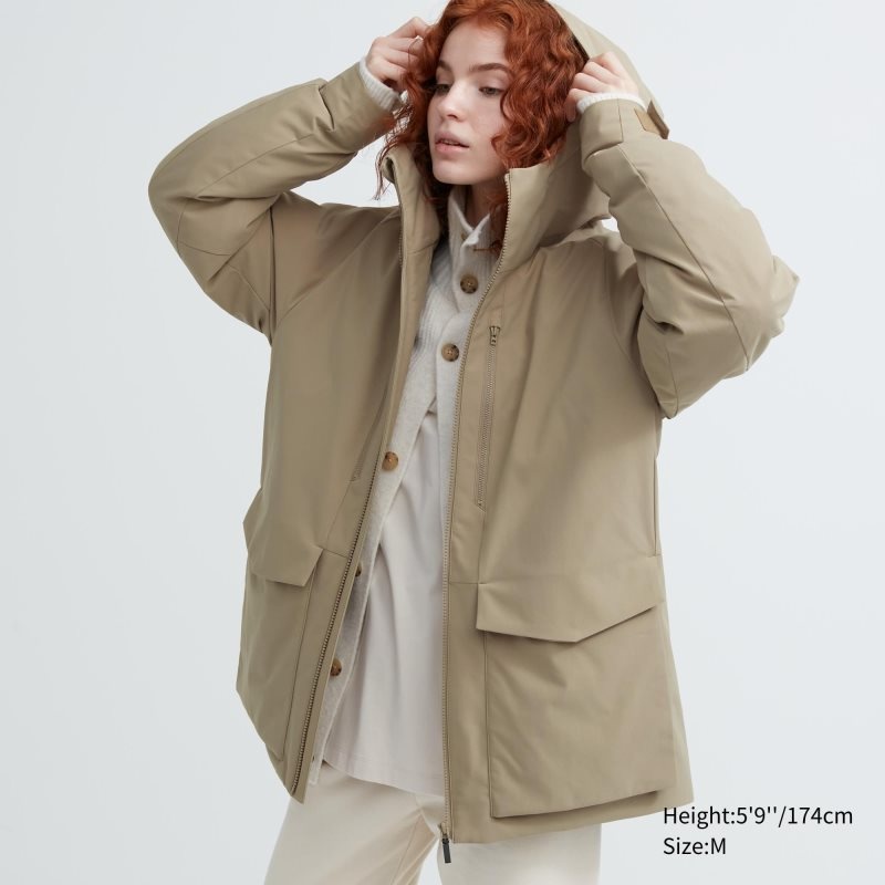Uniqlo Hybrid Down 3d Cut メンズ パーカージャケット グレー | 2001692