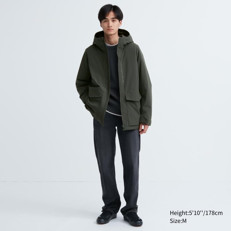 Uniqlo Hybrid Down 3d Cut メンズ パーカージャケット グレー | 2001692