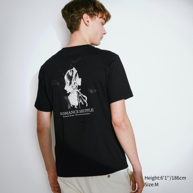 Uniqlo Introduction Of Detective Conan Case Closed Ut Short-sleeve Graphic メンズ Tシャツ 黒 | 2161403