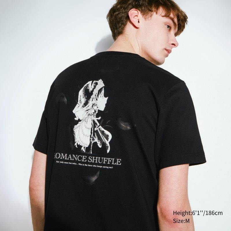 Uniqlo Introduction Of Detective Conan Case Closed Ut Short-sleeve Graphic メンズ Tシャツ 黒 | 2161403