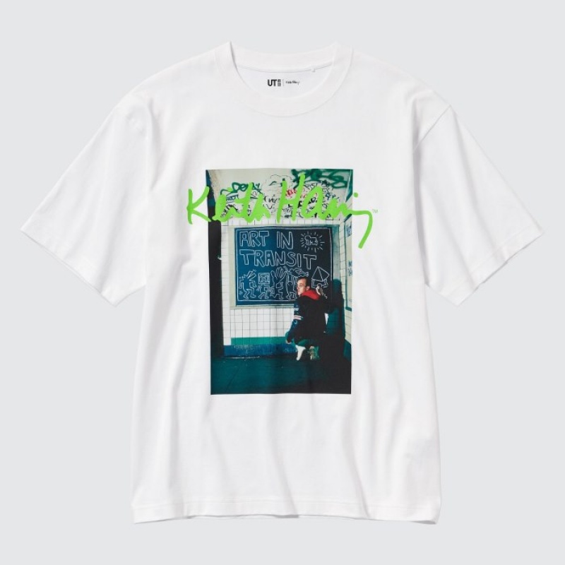 Uniqlo Keith Haring UT Short Sleeve レディース Tシャツ 白 | 2215307