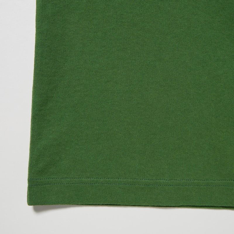 Uniqlo L.A. Eats Ut Oversized Short-sleeve Graphic Pizzanista! メンズ Tシャツ 緑 | 8329486