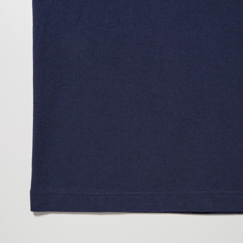 Uniqlo L.A. Eats Ut Oversized Short-sleeve Graphic Katsu Sando メンズ Tシャツ ネイビー | 9424353