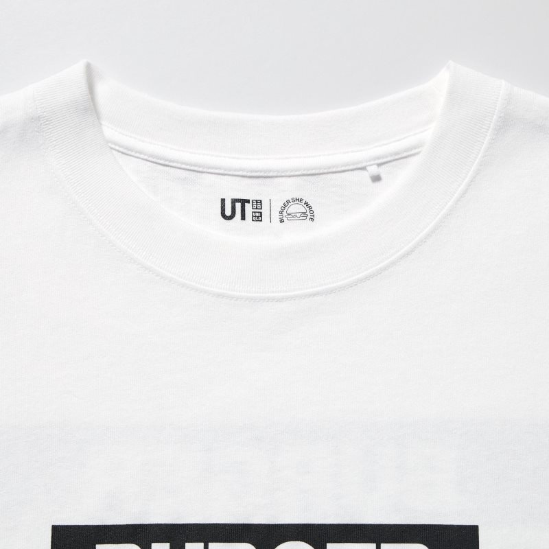 Uniqlo L.A. Eats Ut Oversized Short-sleeve Graphic Burger She Wrote メンズ Tシャツ 白 | 9030963