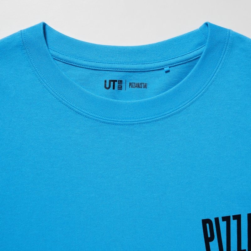 Uniqlo L.A. Eats Ut Oversized Short-sleeve Graphic Pizzanista! メンズ Tシャツ 青 | 9704009