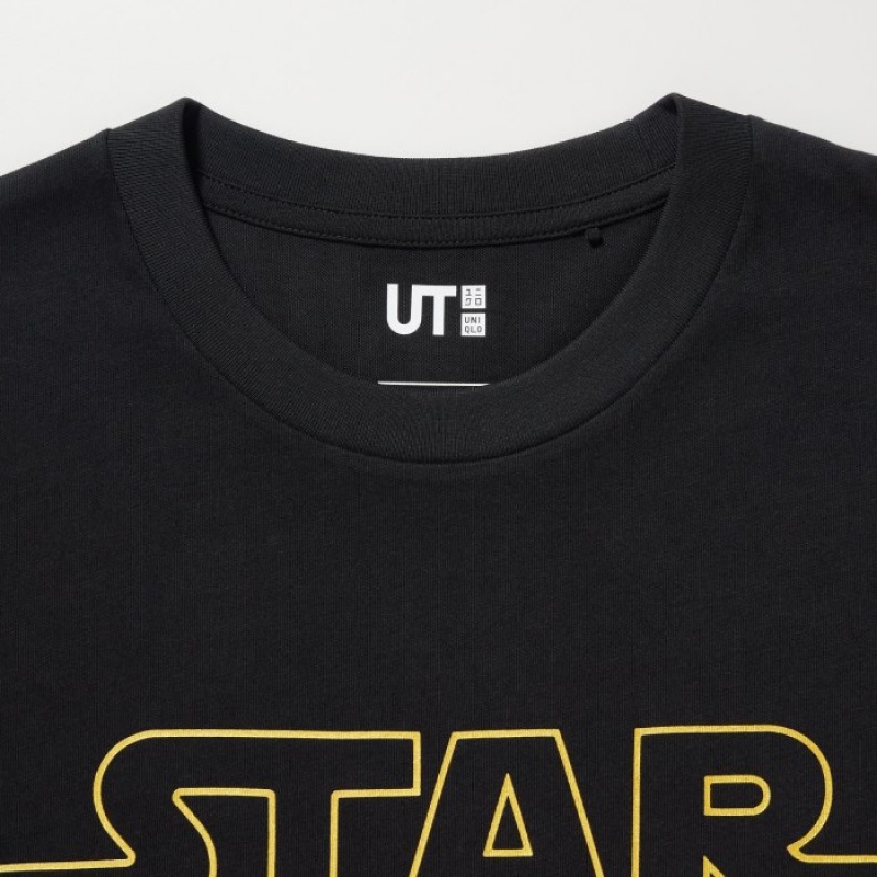 Uniqlo MAGIC FOR ALL FOREVER UT Short-Sleeve レディース Tシャツ 黒 | 5885787