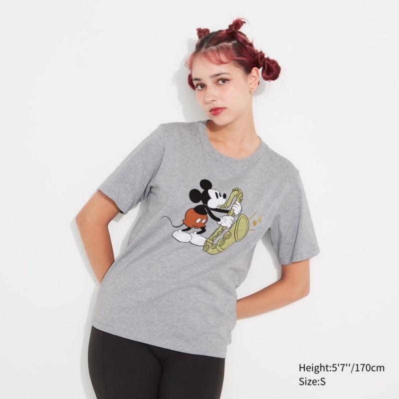Uniqlo MAGIC FOR ALL FOREVER UT Short-Sleeve レディース Tシャツ グレー | 7226423