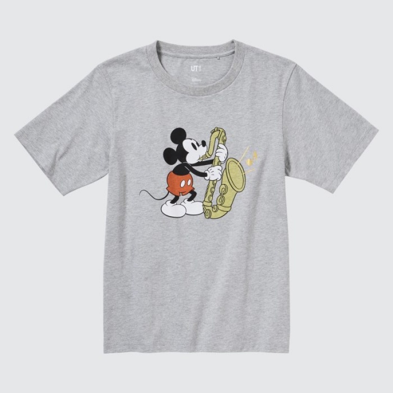 Uniqlo MAGIC FOR ALL FOREVER UT Short-Sleeve レディース Tシャツ グレー | 7226423