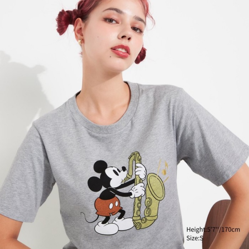 Uniqlo MAGIC FOR ALL FOREVER UT Short-Sleeve レディース Tシャツ グレー | 7226423