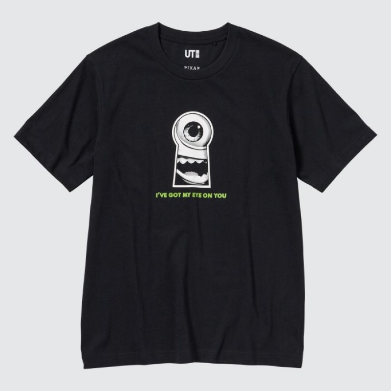 Uniqlo MAGIC FOR ALL FOREVER UT Short-Sleeve レディース Tシャツ 黒 | 9740392