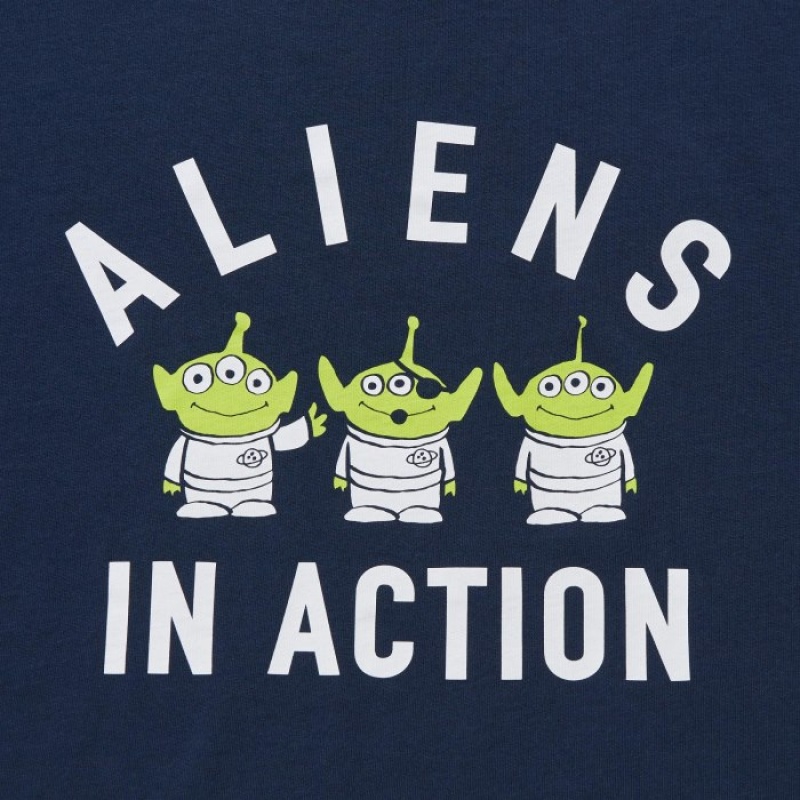 Uniqlo MAGIC FOR ALL FOREVER UT Short-Sleeve レディース Tシャツ ネイビー | 7091833