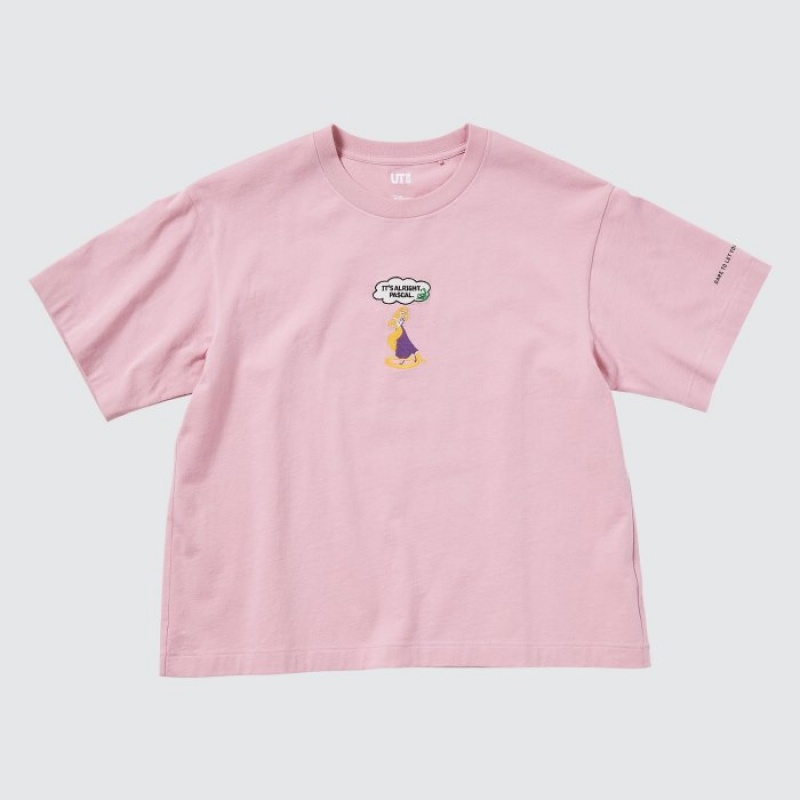 Uniqlo Magic For All Favorites UT Short-Sleeve レディース Tシャツ 紫 | 9831945