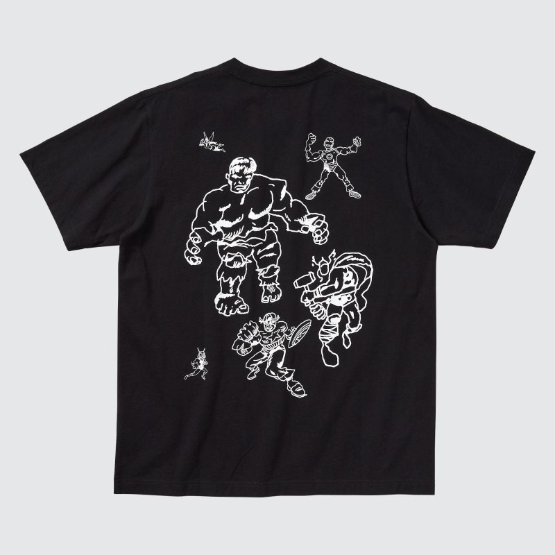 Uniqlo Magic For All Favorites Ut Short-sleeve Graphic メンズ Tシャツ 黒 | 801682