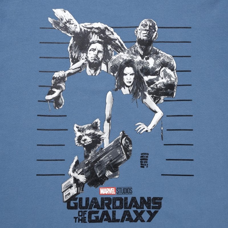 Uniqlo Marvel Art Collection By Mondo Ut Short Sleeve Graphic メンズ Tシャツ 青 | 7154583
