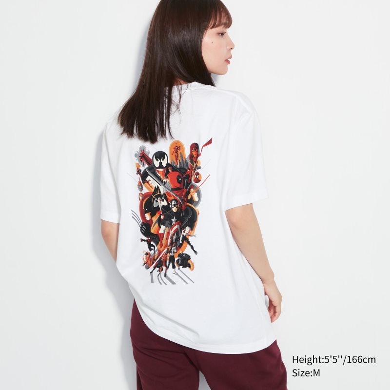 Uniqlo Marvel Art Collection By Mondo Ut Short Sleeve Graphic メンズ Tシャツ 白 | 2091589