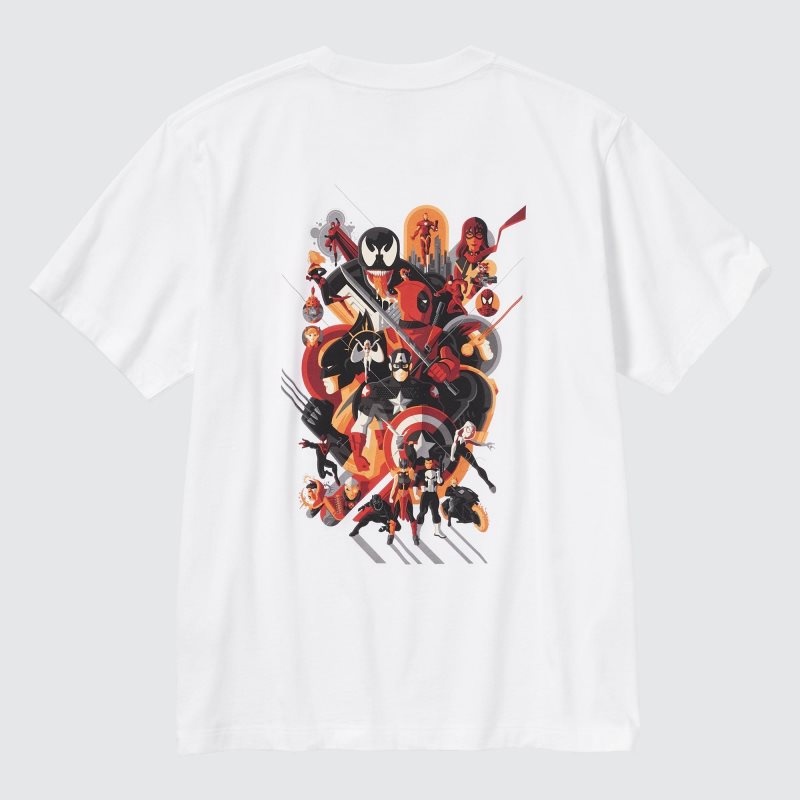 Uniqlo Marvel Art Collection By Mondo Ut Short Sleeve Graphic メンズ Tシャツ 白 | 2091589