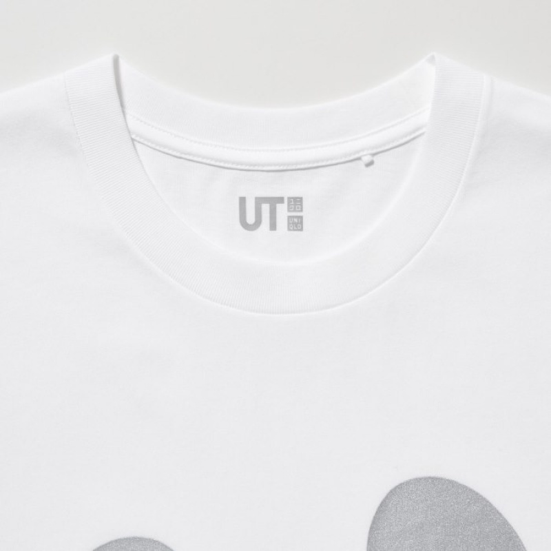 Uniqlo Mickey Shines UT Short-Sleeve レディース Tシャツ 白 | 1853950
