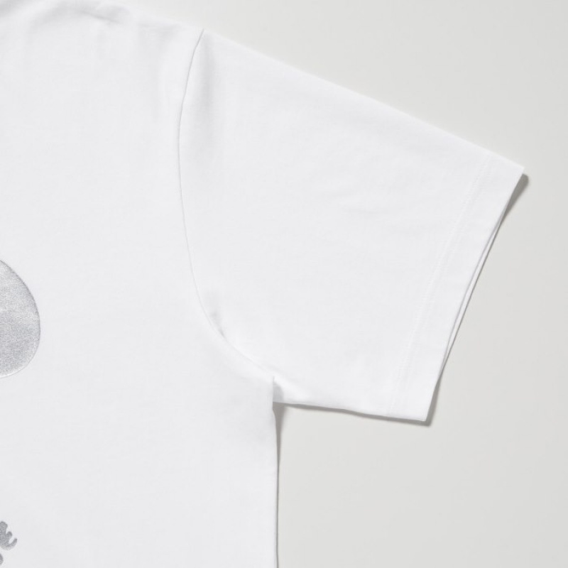 Uniqlo Mickey Shines UT Short-Sleeve レディース Tシャツ 白 | 1853950